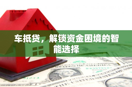 大社车抵贷，解锁资金困境的智能选择