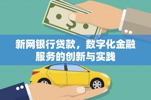 大社新网银行贷款，数字化金融服务的创新与实践