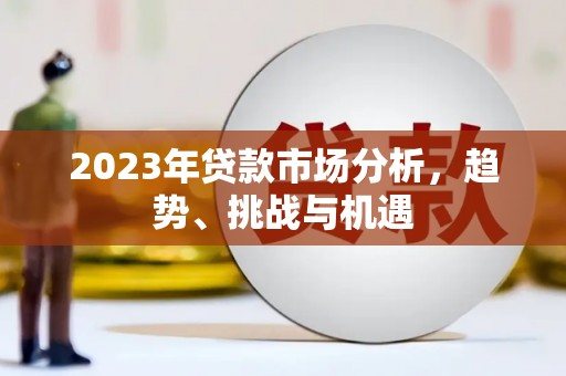 大社2023年贷款市场分析，趋势、挑战与机遇