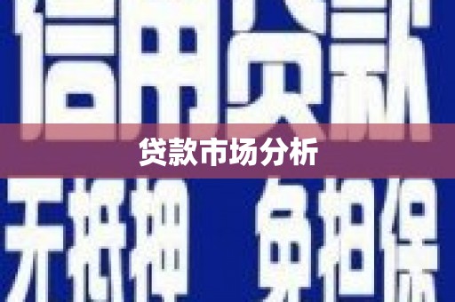 大社贷款市场分析