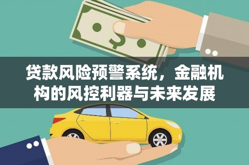 大社贷款风险预警系统，金融机构的风控利器与未来发展
