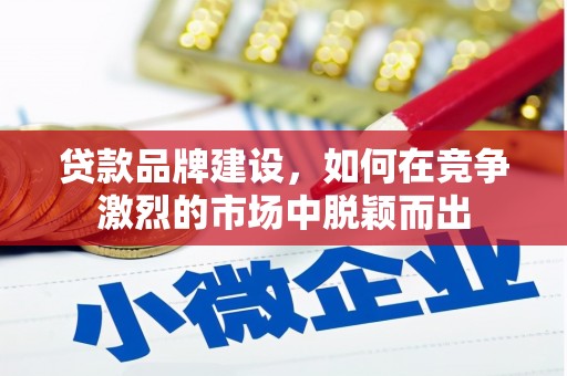 大社贷款品牌建设，如何在竞争激烈的市场中脱颖而出