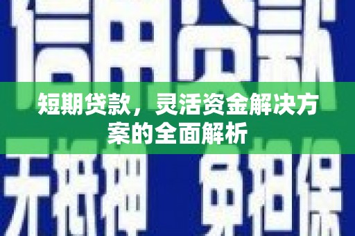 大社短期贷款，灵活资金解决方案的全面解析