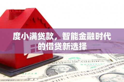 大社度小满贷款，智能金融时代的借贷新选择