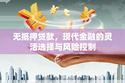 大社无抵押贷款，现代金融的灵活选择与风险控制