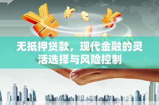 大社无抵押贷款，现代金融的灵活选择与风险控制