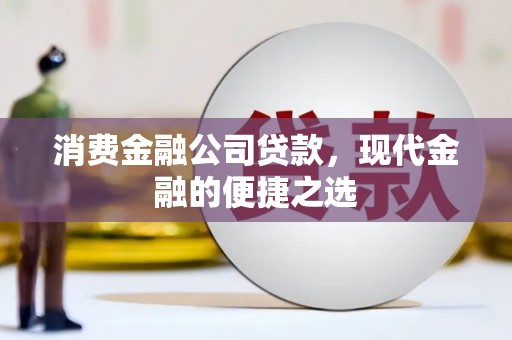 大社消费金融公司贷款，现代金融的便捷之选