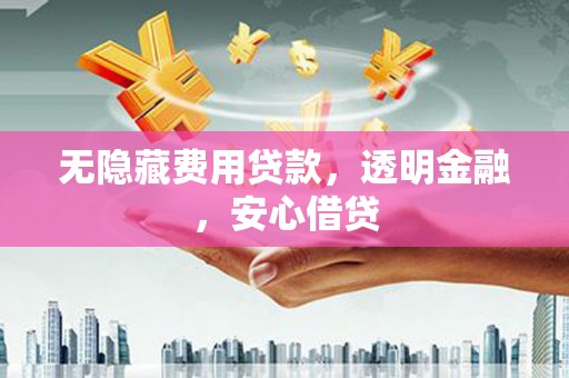 大社无隐藏费用贷款，透明金融，安心借贷