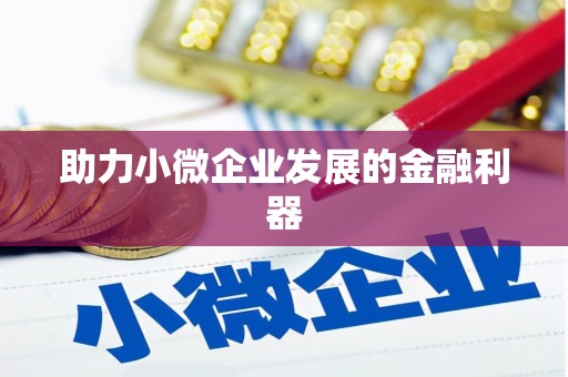 大社助力小微企业发展的金融利器