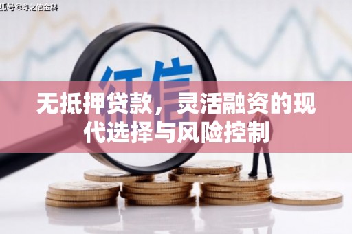 大社无抵押贷款，灵活融资的现代选择与风险控制