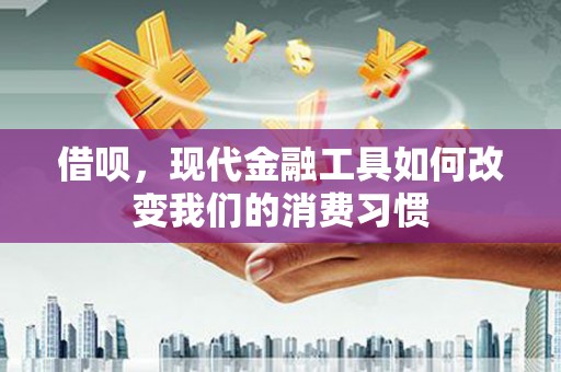 大社借呗，现代金融工具如何改变我们的消费习惯