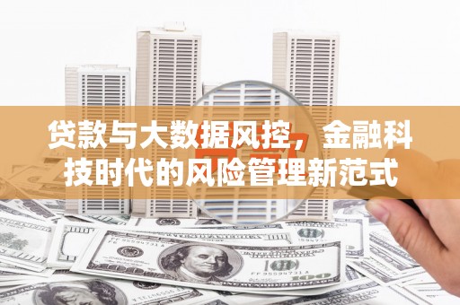 大社贷款与大数据风控，金融科技时代的风险管理新范式