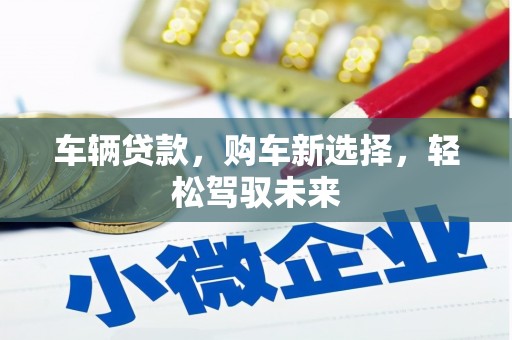 大社车辆贷款，购车新选择，轻松驾驭未来