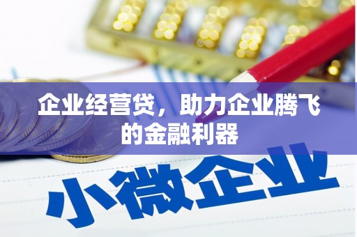 大社企业经营贷，助力企业腾飞的金融利器
