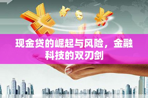 大社现金贷的崛起与风险，金融科技的双刃剑