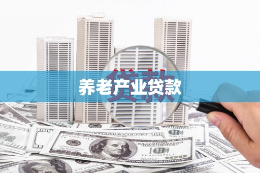 大社养老产业贷款