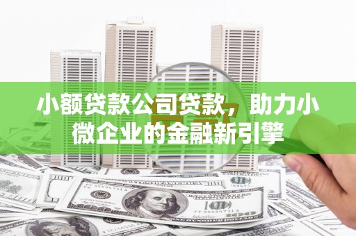 大社小额贷款公司贷款，助力小微企业的金融新引擎