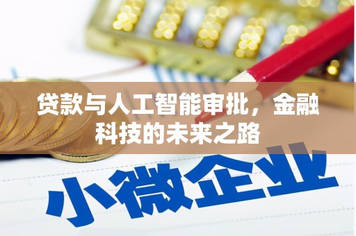大社贷款与人工智能审批，金融科技的未来之路