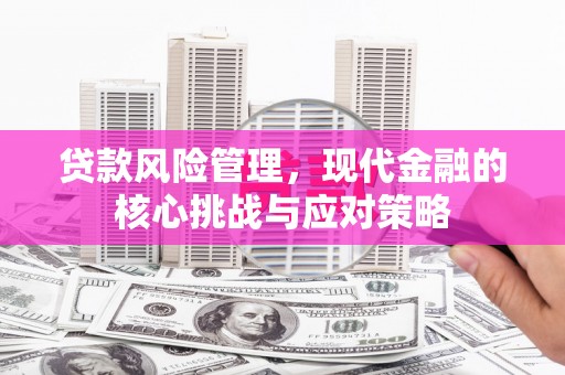 大社贷款风险管理，现代金融的核心挑战与应对策略