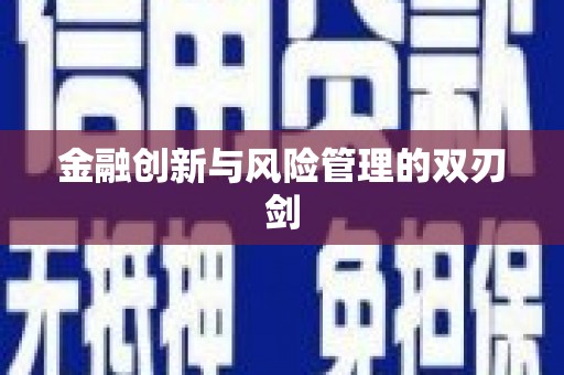 大社金融创新与风险管理的双刃剑