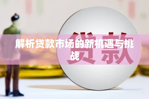 大社解析贷款市场的新机遇与挑战